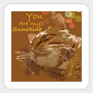 Sunshine Cat Sticker